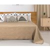 Beauty Home Κουβέρτα ζακάρ Art 1349 με δαντέλα υπέρδιπλη σε 5 χρώματα  230x250