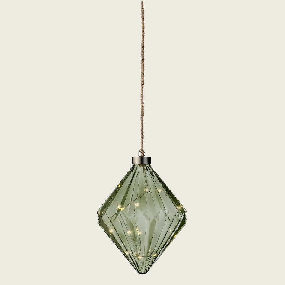 Beauty Home ΦΑΝΑΡΙ ΕΣΩΤΕΡΙΚΟΥ ΧΩΡΟΥ ΔΙΑΜΑΝΤΙ 16 CM ΜΕ LED